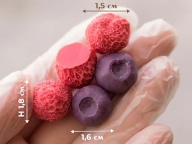 Molde silicona frutas surtidas 